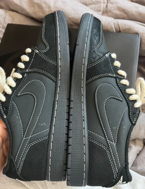 Air Jordan 1 Low Black Phantom Travis Scott DM7866-001 review 