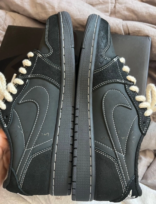 Jordan 1 Retro Low OG SP Travis Scott Black Phantom DM7866-001 review 
