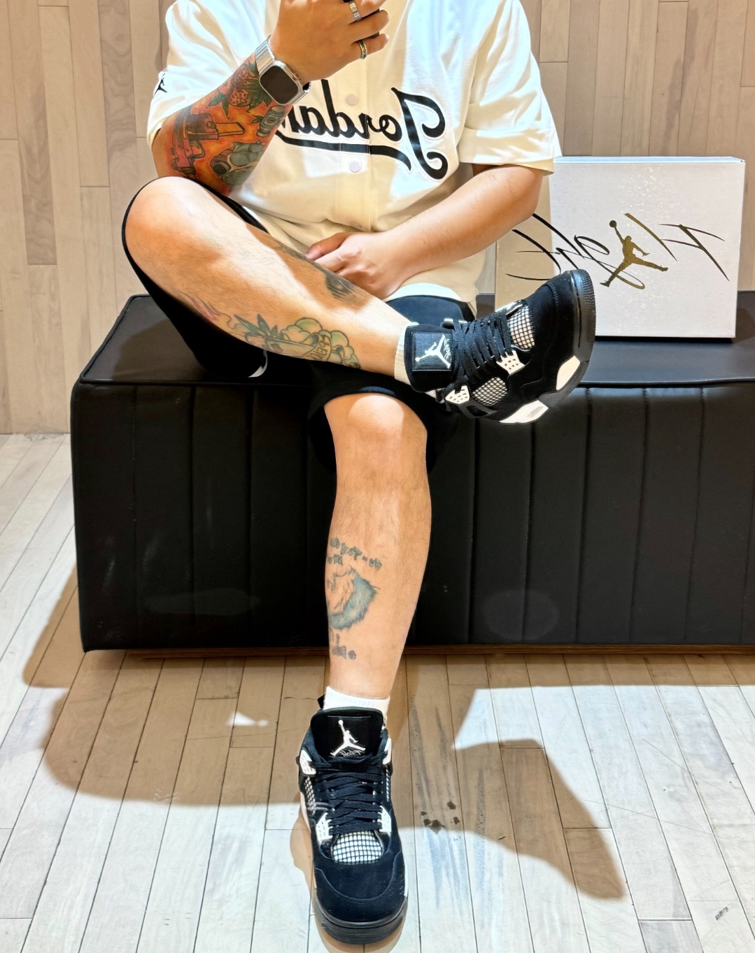 Jordan 4 Retro White Thunder FQ8138-001 review asdxggvhjbjk