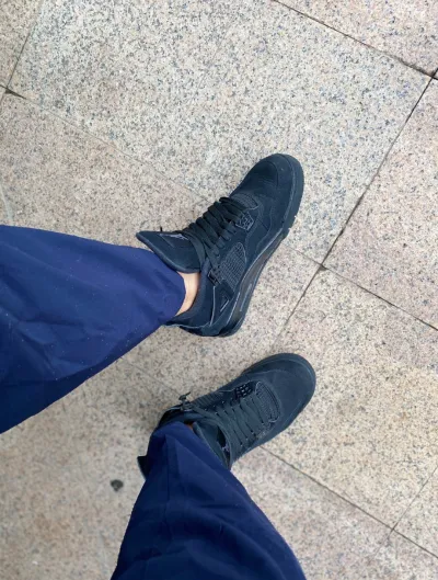 Air Jordan 4 Retro Black Cat CU1110-010 review kjghfd