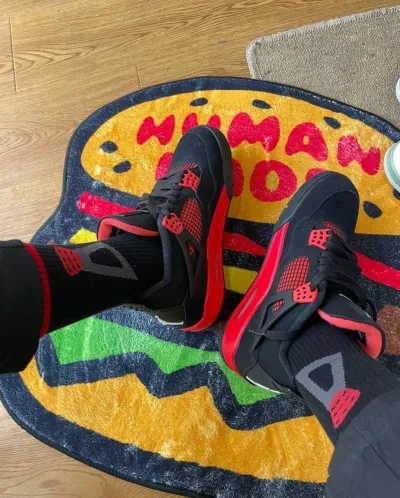 Air Jordan 4 Retro Red Thunder  CT8527-016 review kshdhgve