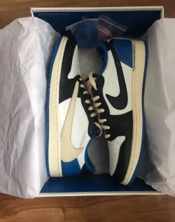 Fragment Design x Travis Scott x Air Jordan 1 Retro Low DM7866-140  review rjngvfje