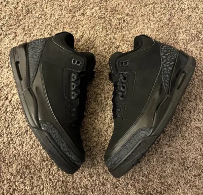 Air Jordan 3 Retro Black Cat CT8532-001 review jkgjhfg