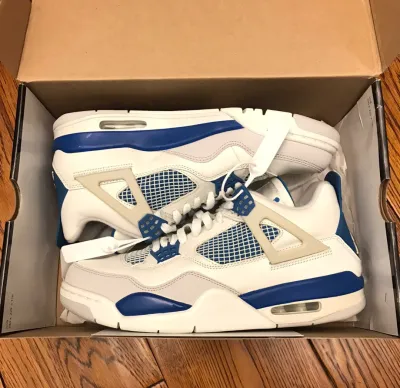 Jordan 4  Military Blue (2024)  FV5029-141 review CVEEE