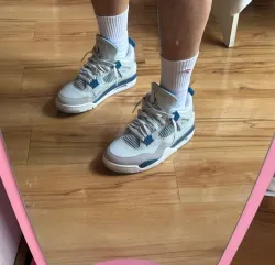 Jordan 4  Military Blue (2024)  FV5029-141 review Goole