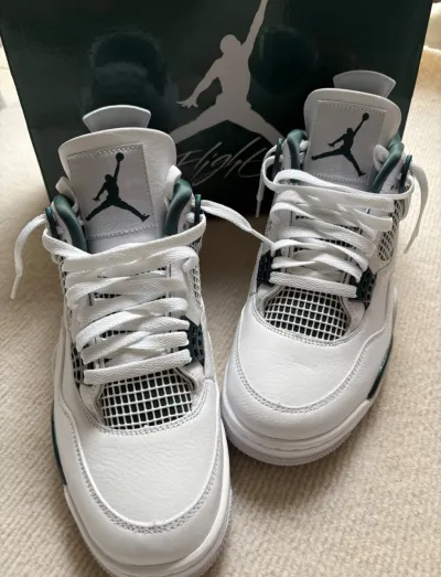Air Jordan 4 Retro Oxidized Green OG FQ8138-103 review Nllll