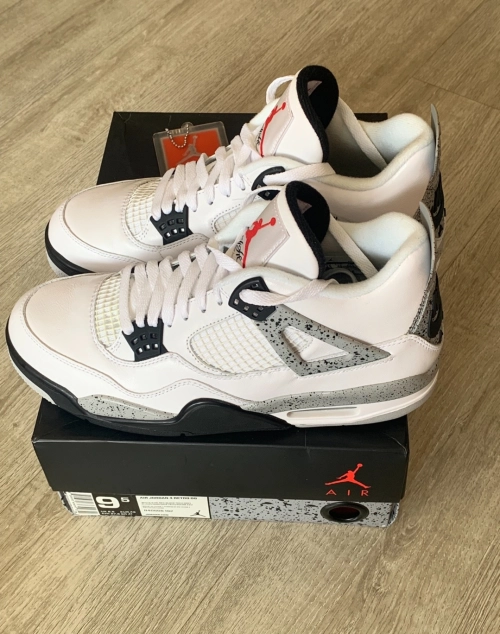  Air Jordan 4 Retro White Cement 840606-192 review 