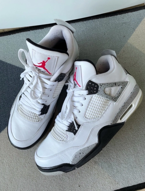  Air Jordan 4 Retro White Cement 840606-192 review 