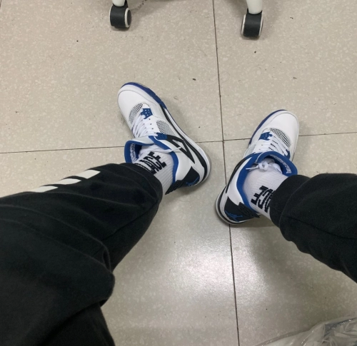 Air Jordan 4 Retro Motorsports Blue 308497-117 review 