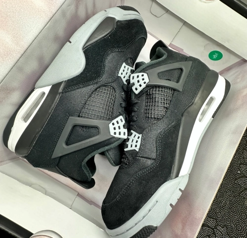 Jordan 4 Retro SE Black Canvas DH7138-006  review 