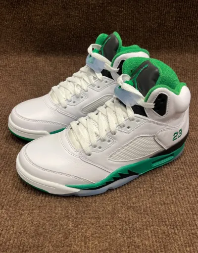 Jordan 5 Retro Lucky Green DD9336-103 review ZZZSY