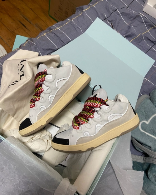 Lanvin Leather Curb White Ivory FM-SKRK11-DRAG-A2000 review 