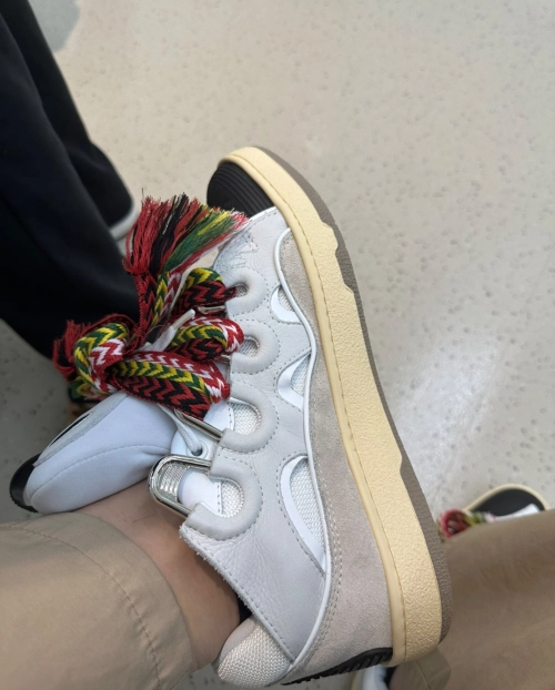 Lanvin Leather Curb White Ivory FM-SKRK11-DRAG-A2000 review 