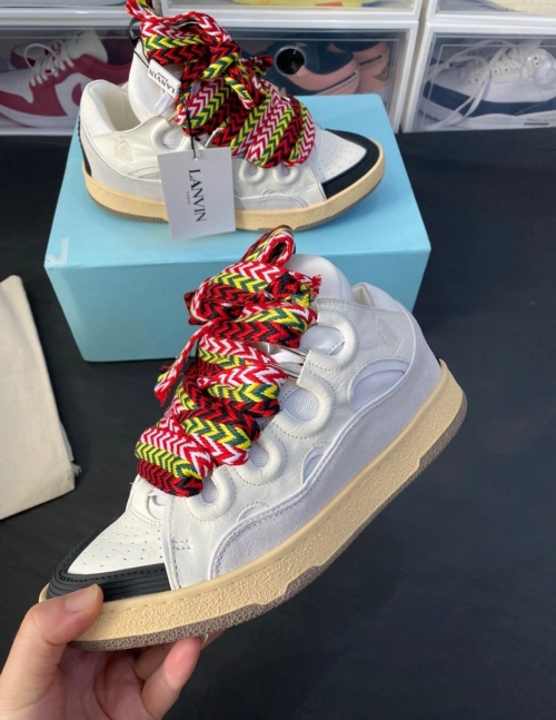 Lanvin Leather Curb White Ivory FM-SKRK11-DRAG-A2000 review 