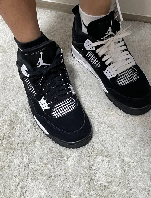 Jordan 4 Retro White Thunder FQ8138-001 review 