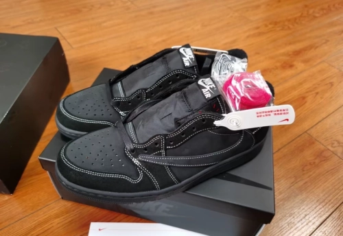 Jordan 1 Retro Low OG SP Travis Scott Black Phantom DM7866-001 review 