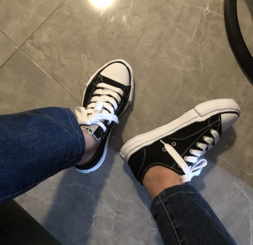 Mihara Yasuhiro Peterson OG Sole Canvas Low Black A01FW702 review 