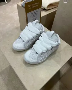 Lanvin Leather Curb All White review iufhd