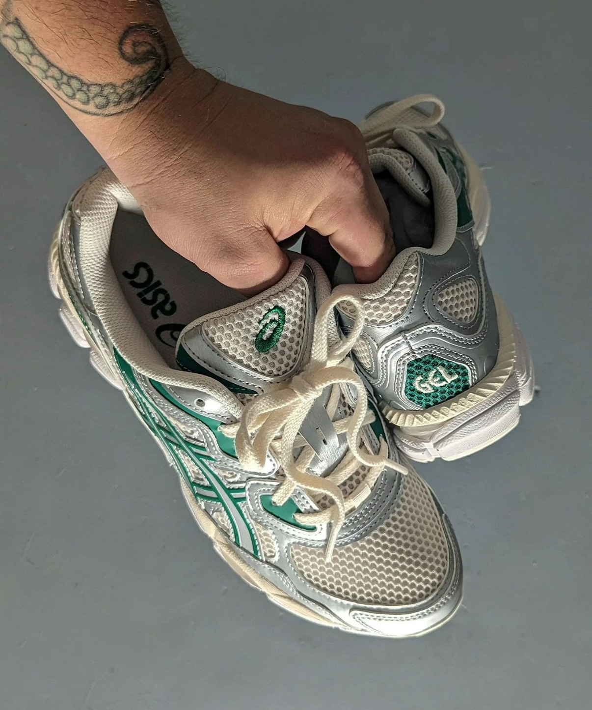 Asics Gel 1130 Cream Kale 1201A974-100  review Daniel 00