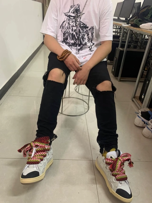 Lanvin Leather Curb White Ivory FM-SKRK11-DRAG-A2000 review 