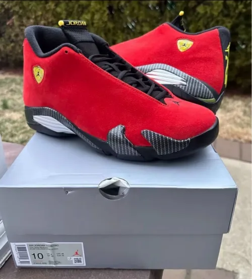 Jordan 14 Retro 'Ferrari' 2025 IF5015-600 review 