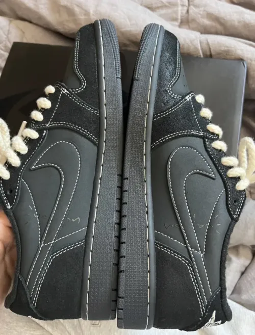 Air Jordan 1 Low Black Phantom Travis Scott DM7866-001 review 