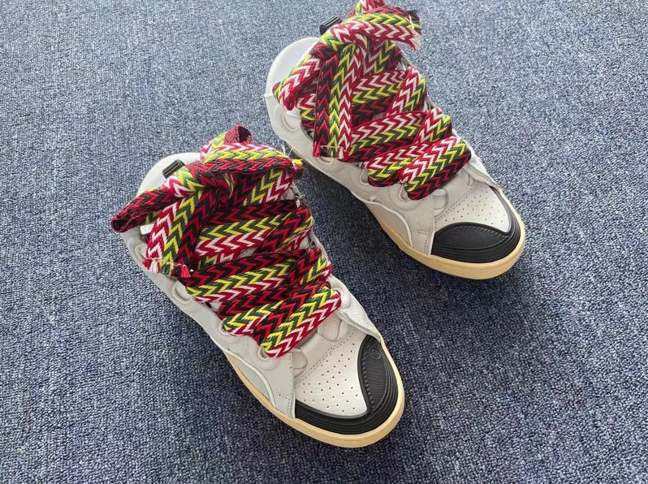 Lanvin Leather Curb White Ivory FM-SKRK11-DRAG-A2000 review Michelle 00