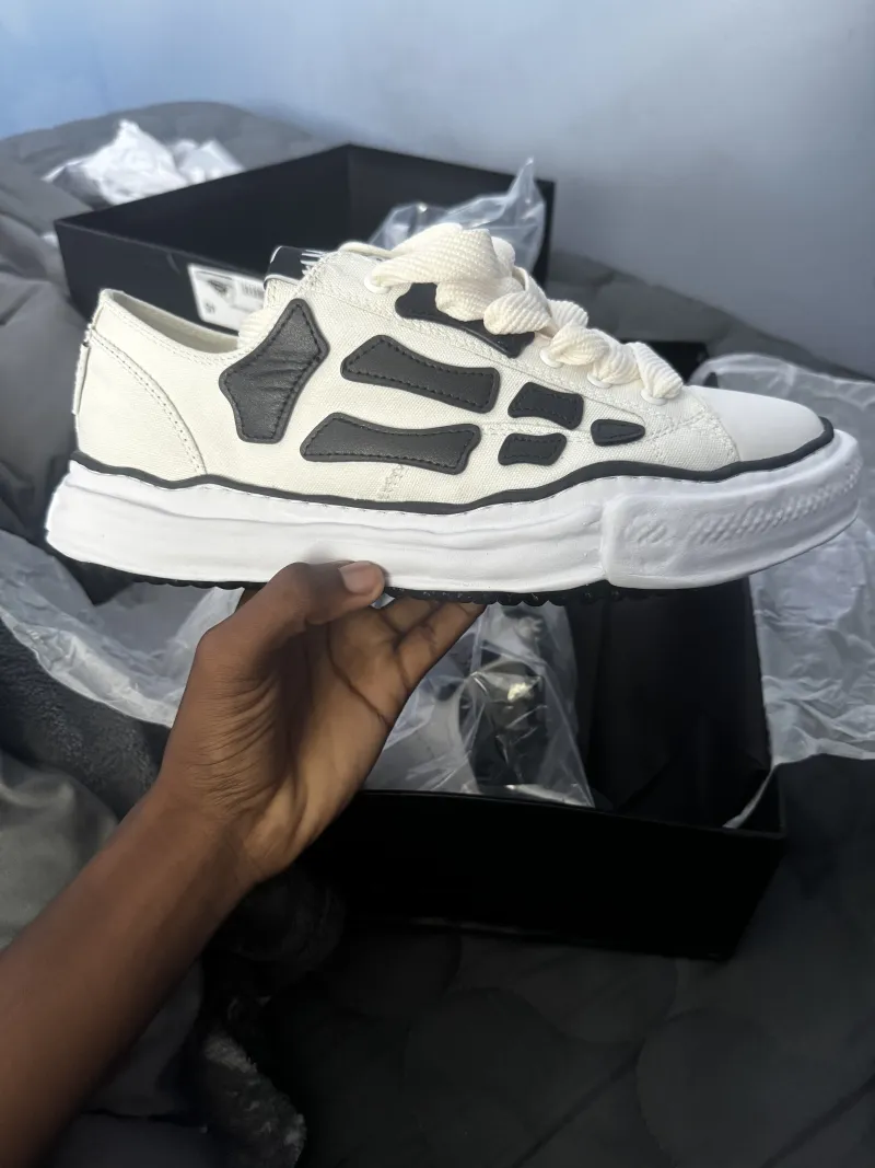 AMIRI MMY Bones x Maison MIHARA YASUHIRO Alabaster AMFOSR1076-271 review Yota 00