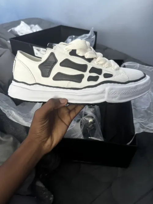 AMIRI MMY Bones x Maison MIHARA YASUHIRO Alabaster AMFOSR1076-271 review 