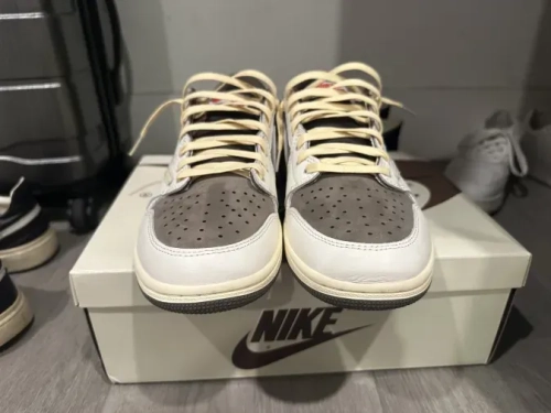 Jordan 1 Travis Scott Low Reverse Mocha Reps Sneaker DM7866-162 review 