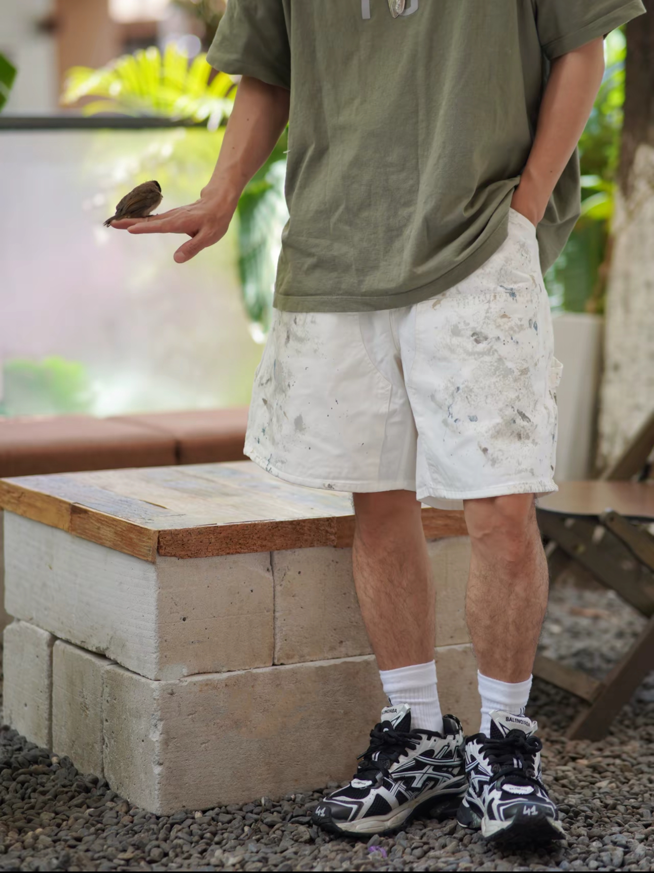 Balenciaga Runner White Black White   677403W3RB29010 review Ann