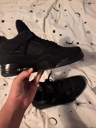 Jordan 4 Retro Black Cat CU1110-010 review nevaeh