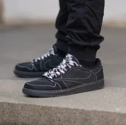 Air Jordan 1 Low Black Phantom Travis Scott DM7866-001 review Enzo