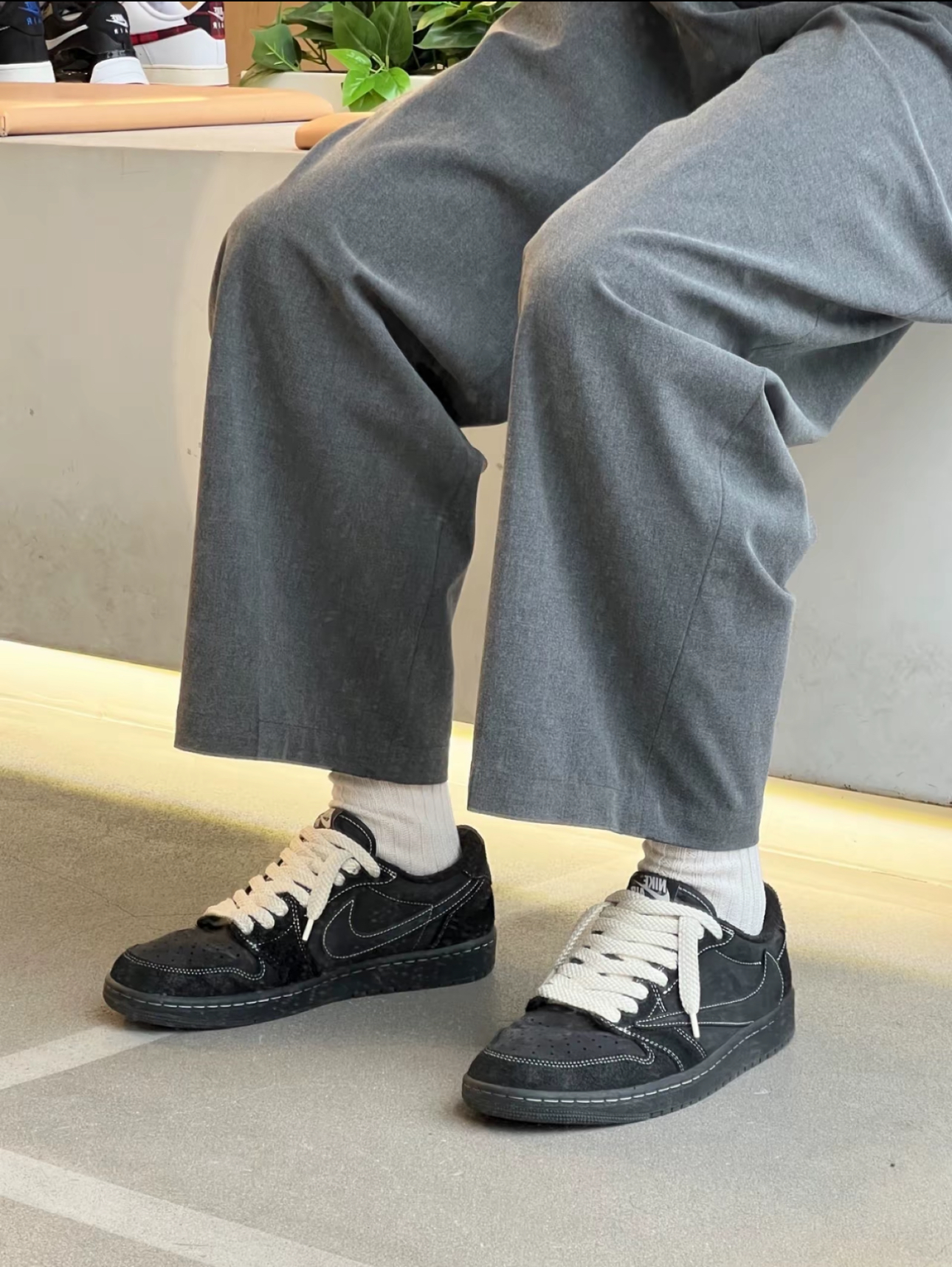 Jordan 1 Retro Low OG SP Travis Scott Black Phantom DM7866-001 review Kahlyn