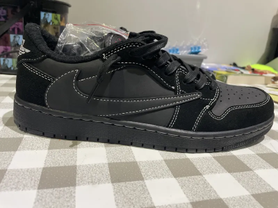 Jordan 1 Retro Low OG SP Travis Scott Black Phantom DM7866-001 review Eric