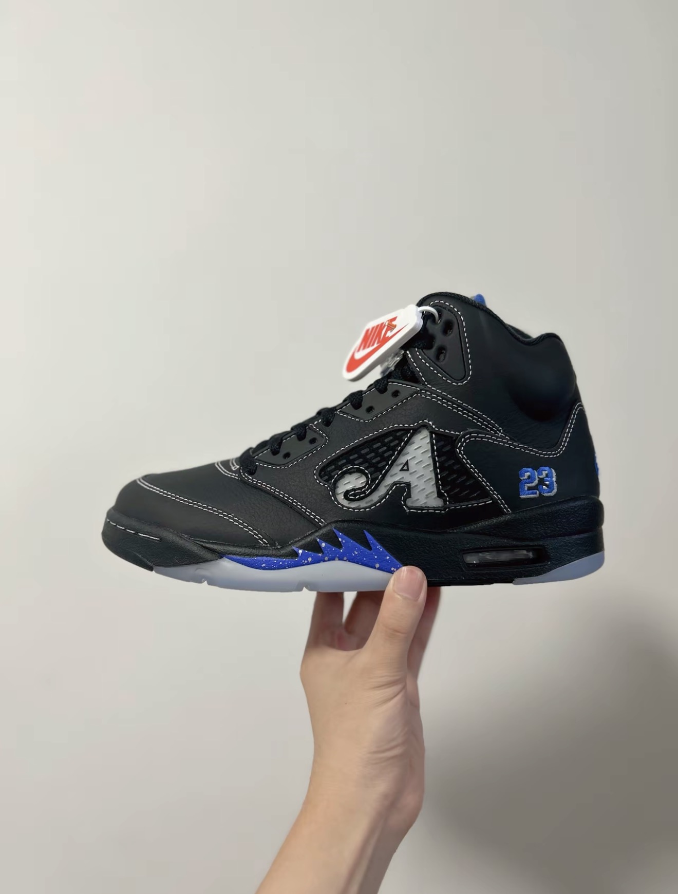 Awake NY x Jordan 5 Retro Black Racer Blue DV4982-004 review Sam