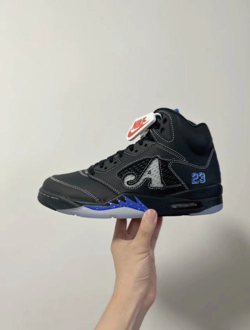 Awake NY x Jordan 5 Retro Black Racer Blue DV4982-004 review 