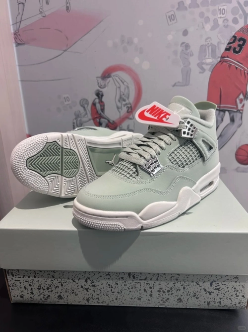 Jordan 4 Retro Seafoam AQ9129-103 review 