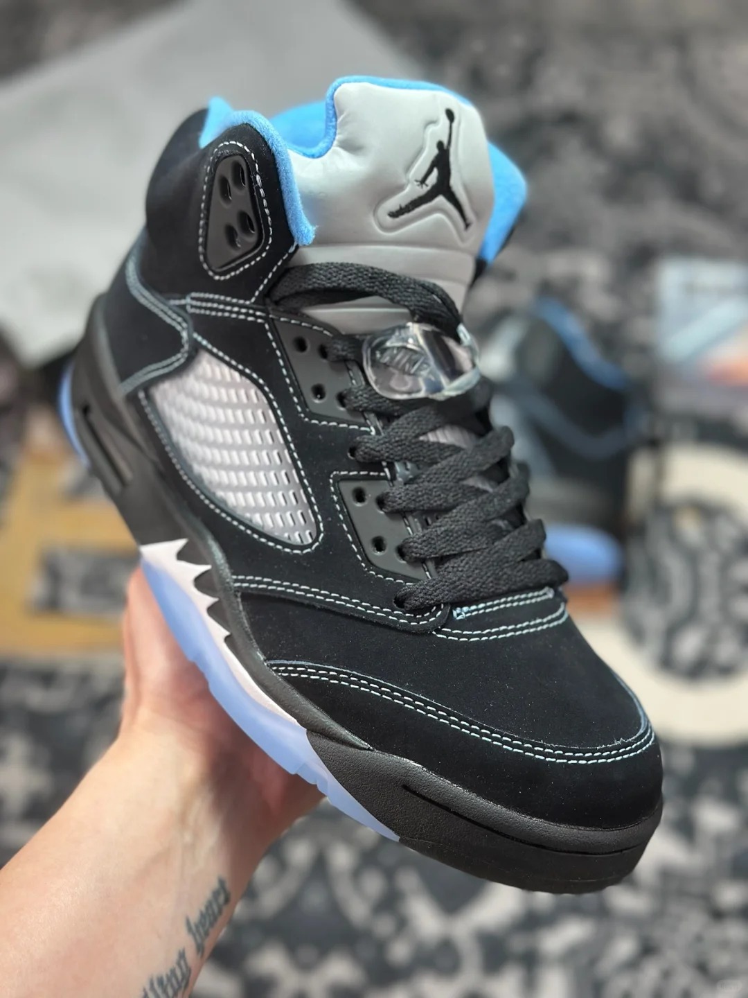 Air Jordan 5 Retro 'Black University Blue' 2026 DD0587-008 review Mali