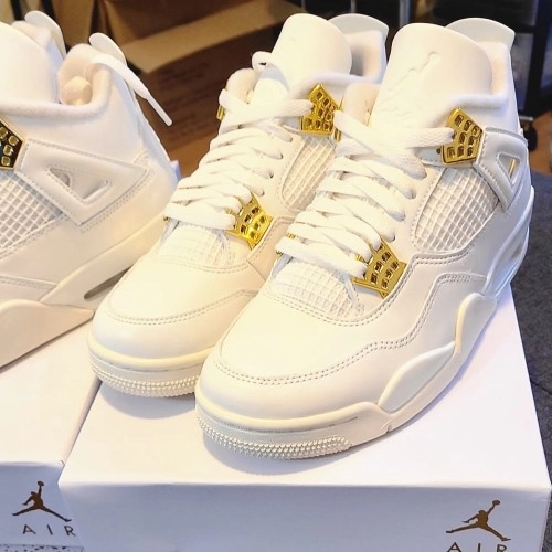 Jordan 4 Retro Metallic Gold AQ9129-170 review 