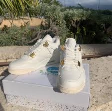 Jordan 4 Retro Metallic Gold AQ9129-170 review 