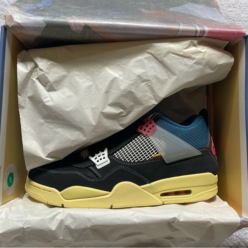 Jordan 4 Retro Union Off Noir DC9533-001 review 