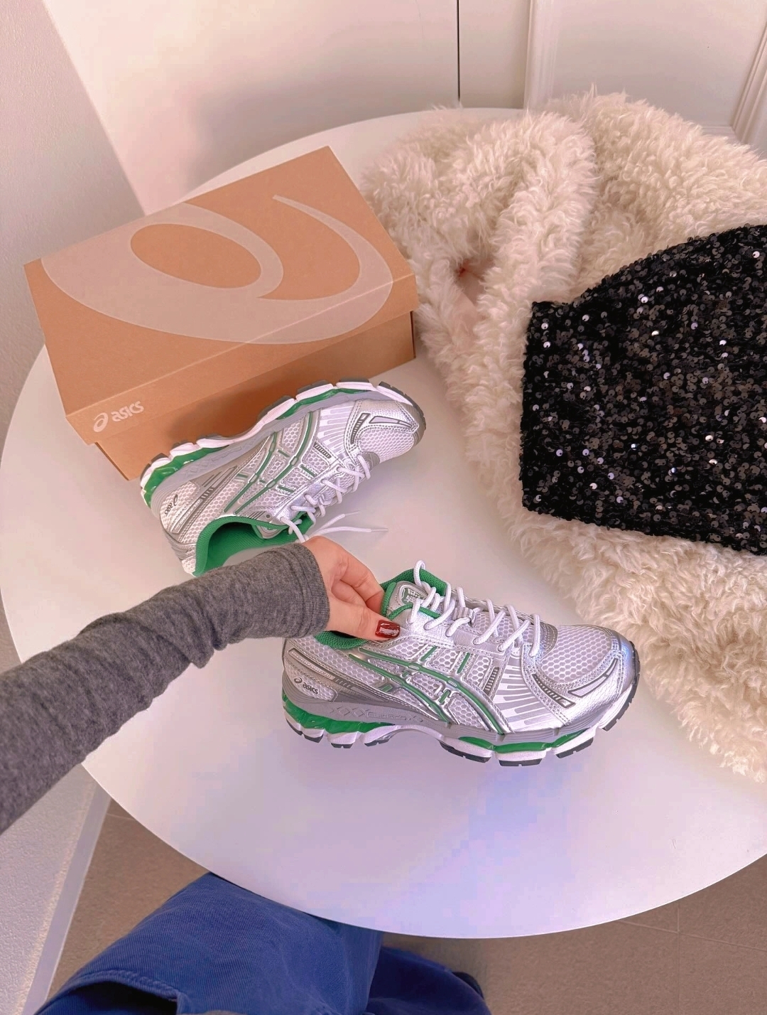 ASICS Gel Kayano 12.1 Silver Green 1203A759-100 review Mia
