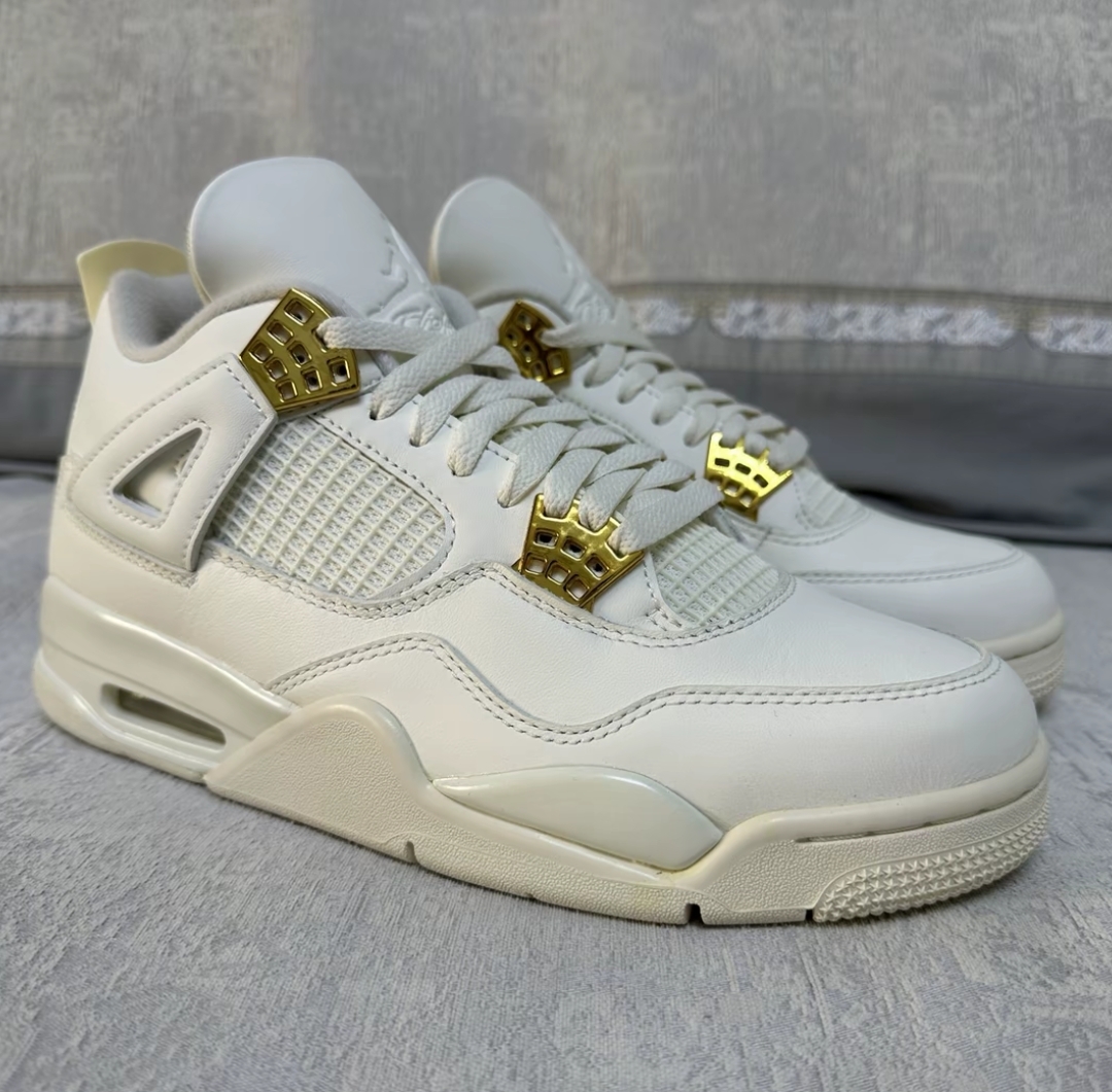 Jordan 4 Retro Metallic Gold AQ9129-170 review Janny