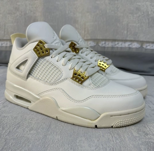 Jordan 4 Retro Metallic Gold AQ9129-170 review 