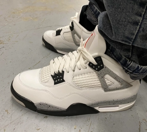 Jordan 4 Retro White Cement 840606-192 review 