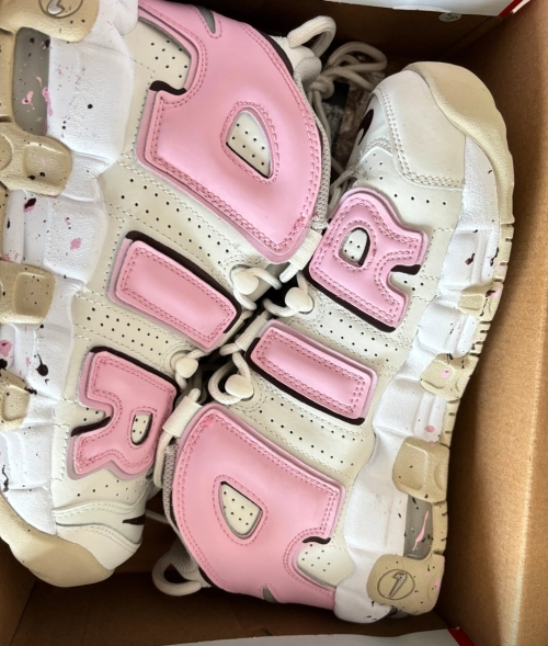 Nike Air More Uptempo GS 'Splashed ink DM1023-001 review 