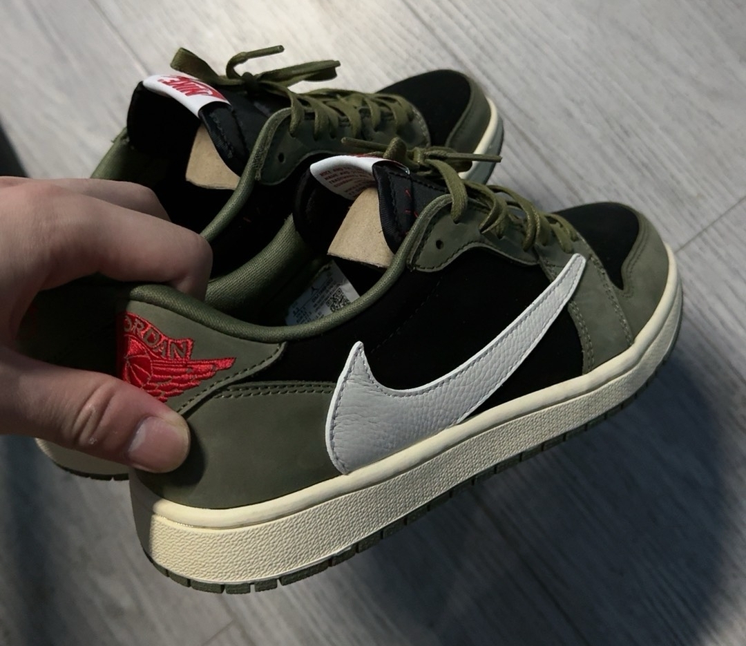Jordan 1 Retro Low OG SP Travis Scott Black Olive DM7866-002 review Arthur Mercer