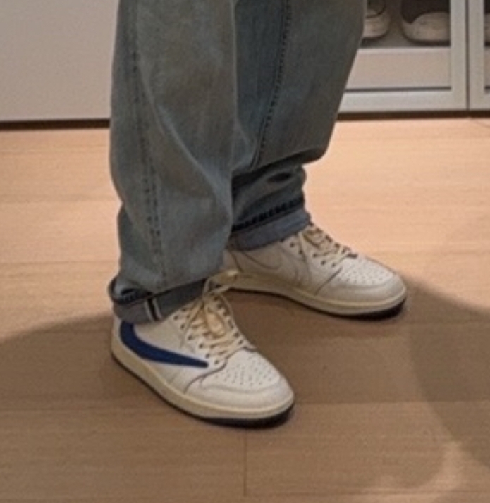 Jordan 1 Retro Low OG SP Fragment x Travis Scott Sail Military Blue DM7866-104 review Ezra Sloan
