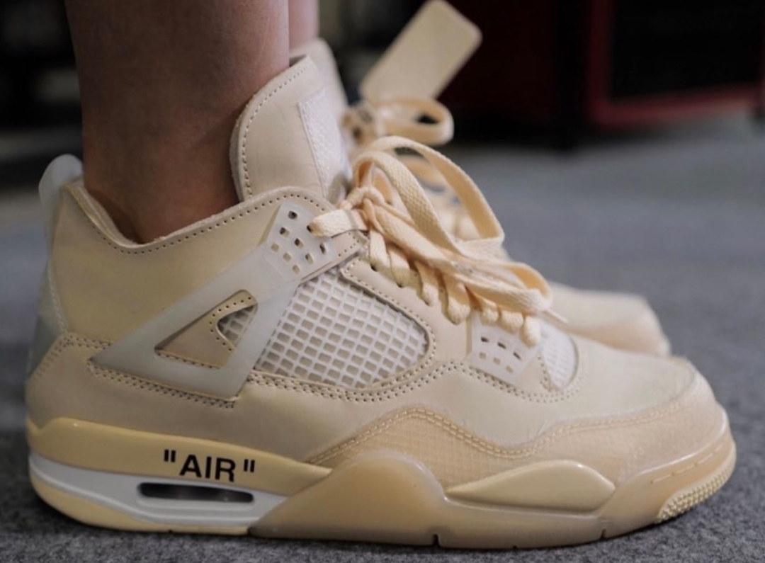 Jordan 4 Retro Off-White Sail CV9388-100 review Holden Mason